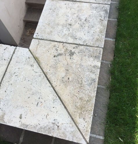 Vorher Stiege